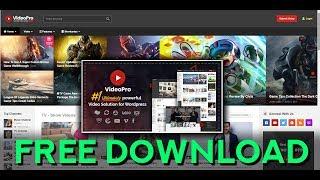 VideoPro – Video WordPress Theme  Free Download