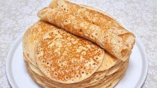 Простой рецепт дрожжевых блинов./Yeast pancakes