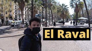 El Raval neighborhood in Barcelona, Spain | City walks Barcelona