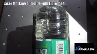 Laser marking on plastic water bottle by prakash laser