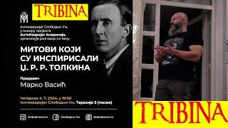 TRIBINA "Mitovi koji su inspirisali Dž. R. R. Tolkina; Antikvarnica SLOBODNI UM, 4.7.2024.