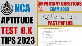 NCA Aptitude Test | General Knowledge