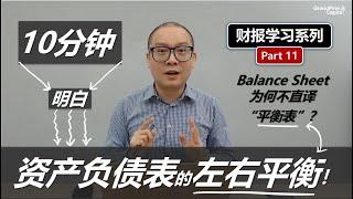 10分钟明白资产负债表的左右平衡！【财报学习】Financial Report Reading (Part 11)