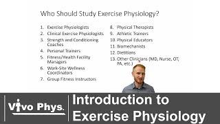 Introduction to Exercise Physiology