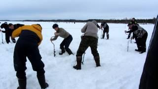 Золотая лунка 17 марта 2012г.Ледобуры. 1 тур