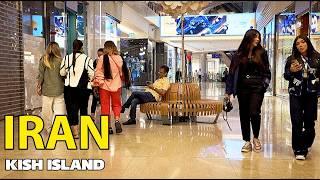 Real IRAN Walking tour Inside Mica mall in kish island ️میکامال کیش