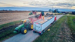 A Visit From Unverferth - Harvesting Corn