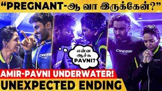 "முடில Amir தல சுத்துது" உடல் நடுங்கிய Pavni Scuba Diving-ல சிக்கல் Lovers னா இப்டி இருக்கணும்️