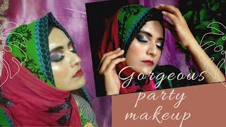 Gorgeous Party Makeup Look | Full Cut Crease Eyeshadow Tutorial step by step | Afsana ava