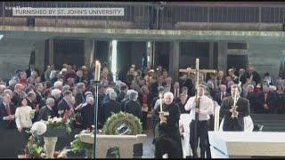 Funeral mass for John Gagliardi, legendary St. John's coach