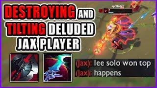 DESTROYING And TITLING Deluded Jax Player | Renekton Vs Jax | Twitch VOD #16