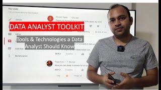 What are all the Tools and Technologies A Data Analyst Should Learn | Data Analyst Toolkit