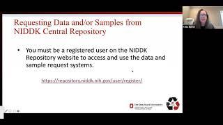 National Institute of Diabetes and Digestive and Kidney Diseases (NIDDK) Central Repository