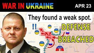 23 Apr: BREAKTHROUGH! Russians EXPLOIT a Ukrainian Mistake & PENETRATE THE LINE! | War in Ukraine