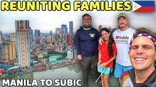 REUNITING FAMILIES in the PHILIPPINES - Manila to Subic Motor! (Becoming Filipino)