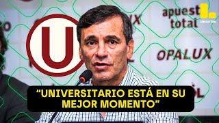 UNIVERSITARIO: FABIAN BUSTOS "SI FERRARI SE IBA, YO IGUAL. EL CLUB ESTÁ EN SU MEJOR MOMENTO"