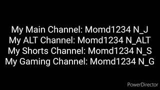 I changed my new name (expect: Momd1234) with other channel