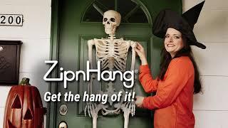 Don’t be afraid to decorate for Halloween. ZipnHang!