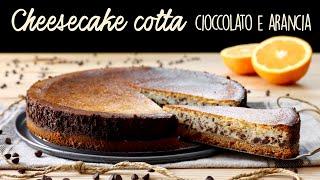 CHOCOLATE AND ORANGE BAKED  CHEESECAKE Easy Recipe - Good Idea