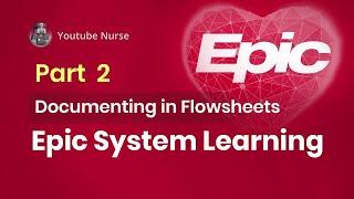 Learn Epic System Hyperspace ( 2 ) - Documenting In Flowsheets