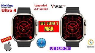 Kiwitime ULTRA 4 (IWO Ultra 3 MAX) - APPLE Watch ULTRA Clone