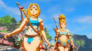 Zelda and Her TWIN go to the BEACH at Eventide Island