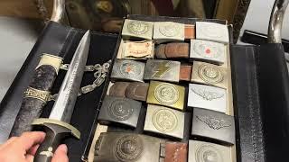 SS M36 fresh find! German belt buckles collection.