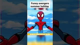 Avengers Summer Holiday in Hindi |@CartoonHooligans |#comedy #hindi #spiderman #ironman