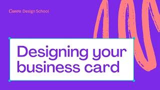 4. Designing your Business Card in Canva | Skills