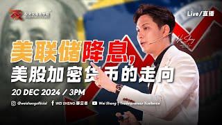 美联储降息，美股加密货币的走向如何？星期五 @3PM， 我们到时见！