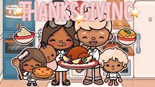 THANKSGIVING DAY  (5 Recipes To Make) | with voices  | Toca Life World Roleplay