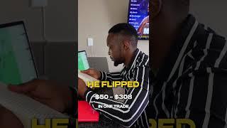 $50 TO $300 TRADING ACCOUNT FLIP #forex #syntheticindicestrading #currencytrading