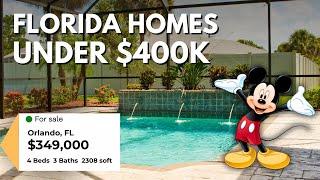 Inside 3 Florida Homes For Sale Near Disney Under $400K in 2024 + Disney Springs Holiday Treat!