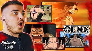 ACE VS BLACKBEARD?? DID ACE JUST DIE??? DARKNESS VS THE SUN!!! ONE PIECE EPISODE 325 REACTION!!!