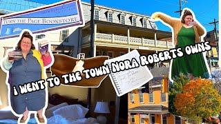 I went to the town that Nora Roberts owns | Inn Boonsboro trilogy review and travel vlog