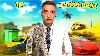 1€ VS 10.000.000€ Ταξί Στο GTA RP !