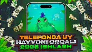 Telefonda uy hayvoni orqali 200$ ishlash. Internetda pul ishlash 2023