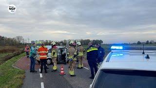 Drie gewonden bij ernstig ongeval op Miedloane