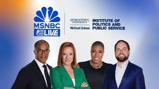 MSNBC Live moderates a DNC forum live from Georgetown University