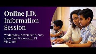 Online J.D. Information Session