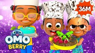 Pat A Cake & More OmoBerry Nursery Rhymes + Kids Videos For Kids + Sight Word Songs For Kids