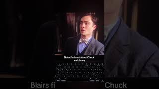 Blair finds out about chuck and Jenny… #gossipgirl #fy