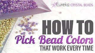 How To Pick Winning Seed Bead Color Palettes - with examples!