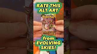 RATE This Alt Art from EVOLVING SKIES | #pokemon #shorts #pokemoncards #evolvingskies