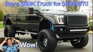 BUY A $50K TRUCK FOR $4K???!