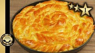 Pie with greek feta cheese - GOLDEN RECIPES