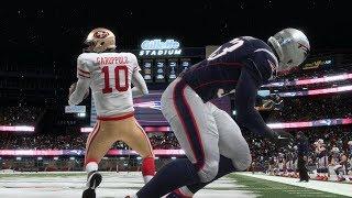 Madden 19 San Francisco 49ers vs New England Patriots - PS4 Pro Gameplay Madden NFL 19