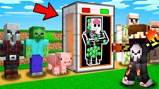 I scanned all Mobs With X-RAY Machine in Minecraft ....