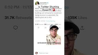 Is Twitter Shutting down??? #TwitterDown #RIPTwitter #ElonMusk #WhatHappened #Crenbeast