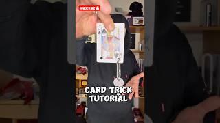 CRAZY CARD TRICK TUTORIAL #tricks #foryou #magic